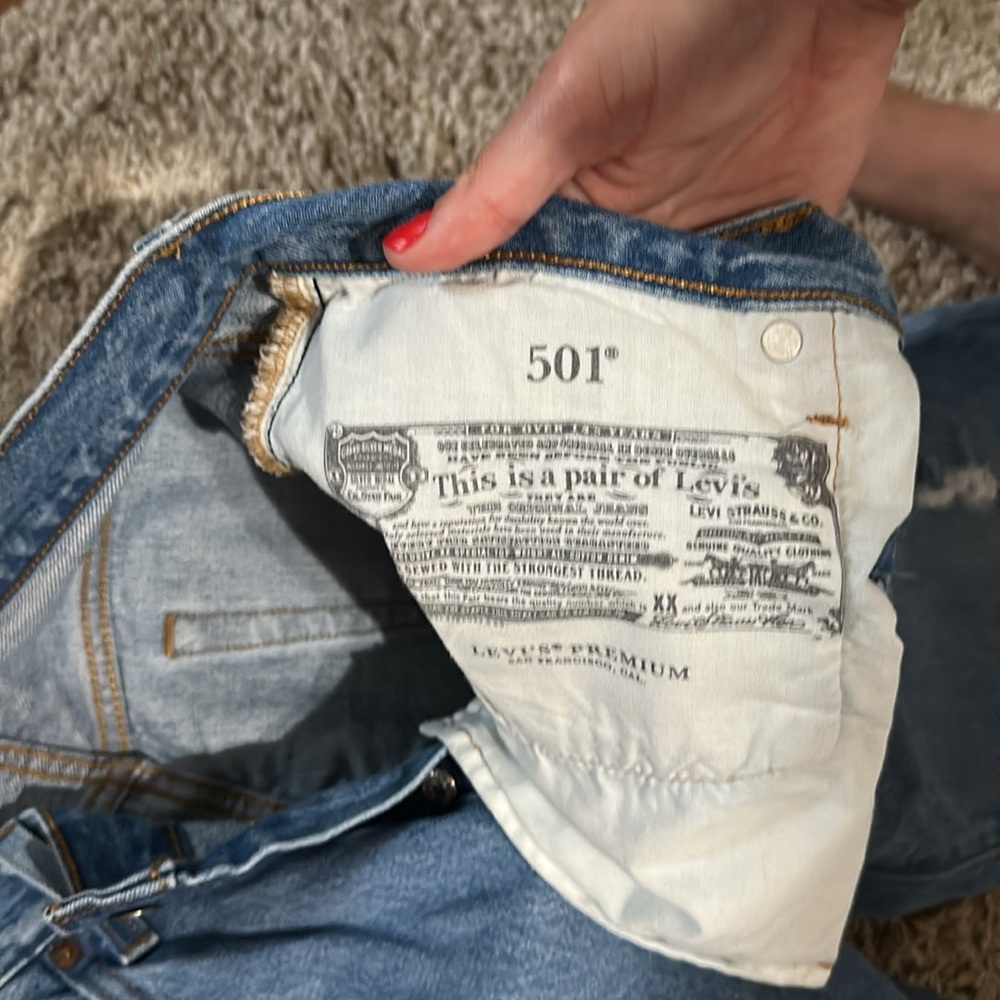 Levi’s 501 straight leg jeans - Picture 3 of 4